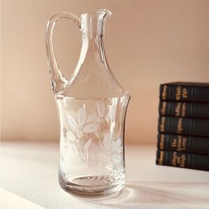 Vintage Decanter, Pitcher, Vase 11” x 4”